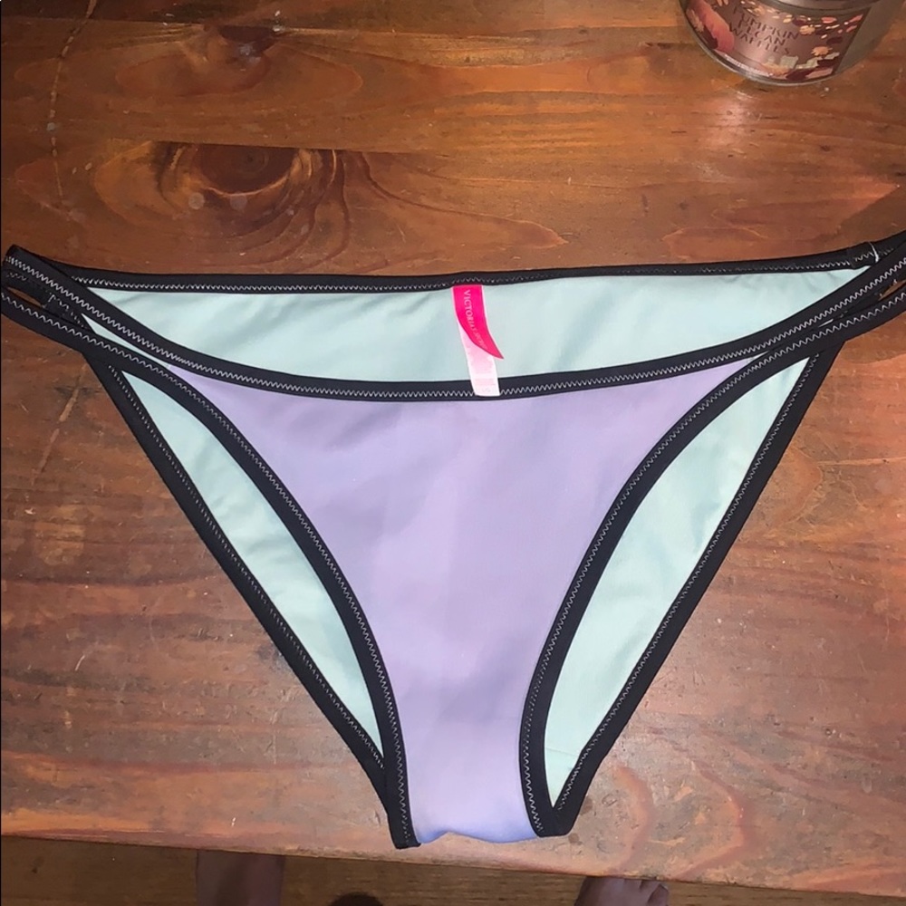 Purple Victoria’s Secret bikini bottoms
